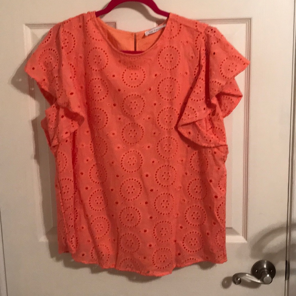 Coral Blouse